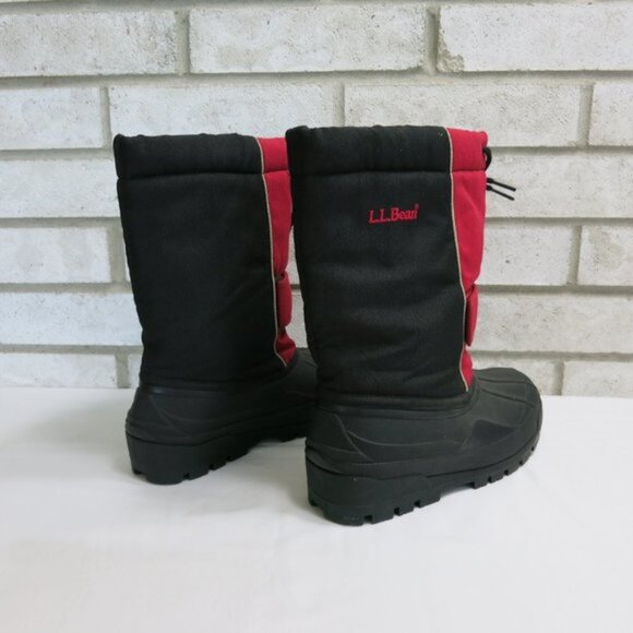 L. L. Bean Nylon Winter Insulated Cold Weather Boots Hike Kids Footwear 6 - Picture 5 of 7